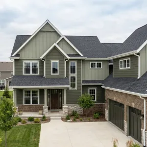 Gabled Moss Haven With Courtyard Drive