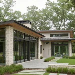 Eco-Modern Homestead: A Glass Retreat