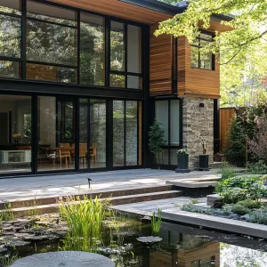 Contemporary Steel and Wood Blend