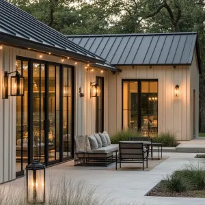 Twilight Terrace: The Chic Farmhouse Escape