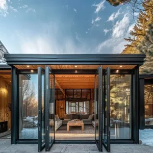 Cabin With Retractable Walls