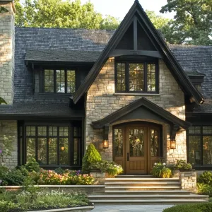 A Pebble-Perfect Cottage with a Slate Smile