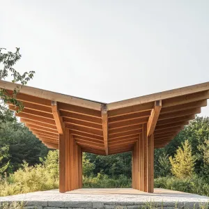 V-Shaped Timber Haven