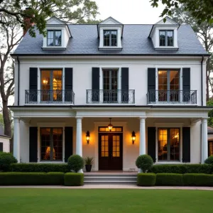 Southern Symphony: Harmony in Shutters and Columns