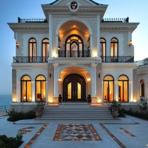 Grand Illumination: The Majesty of Arched Elegance
