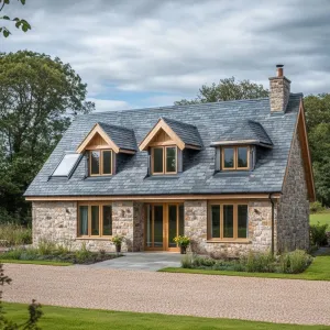 Stone Cottage Splendor: The Dormer Delight