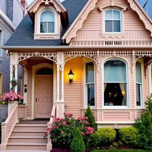 Pink Palace with Gingerbread Dreams