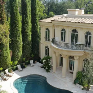 Posh Columns and Pristine Pool