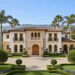 Mediterranean Mansion: The Lush Escape
