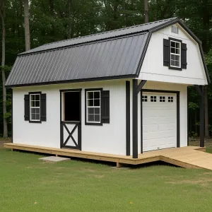 Dashing Duo-Tone Barnyard Bungalow