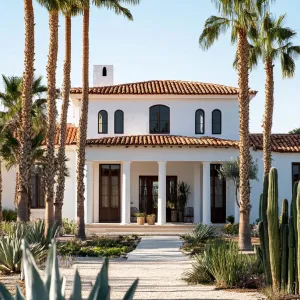Mediterranean-Inspired Mexican Villa