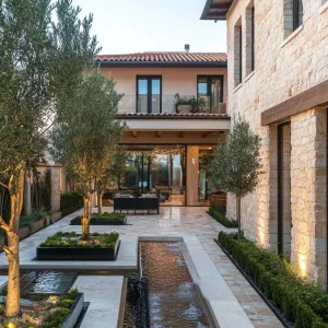 Stone-paved Courtyards