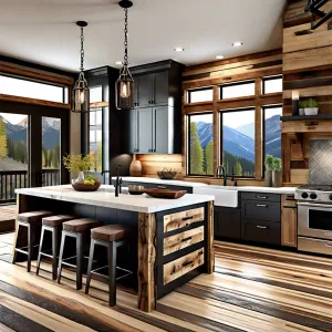 Rustic Reclaimed Wood Accents