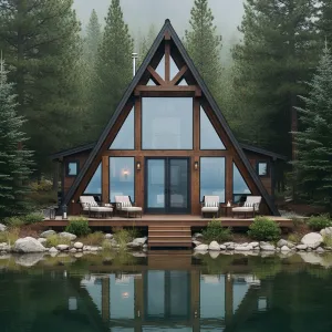 Triangle Dreams Beside the Rippling Lake