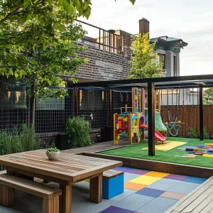 Children’s Play Area With Safety Flooring