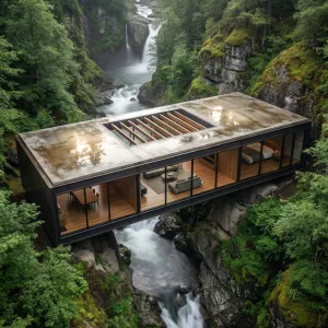 Ravine Hover House Above Wild Falls