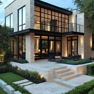 Glass-Encased Mediterranean Masterpiece