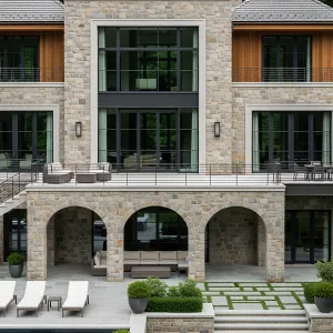Chic Fortress of Stone and Style