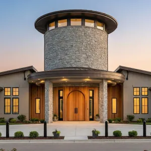 Stone Halo Courtyard Silo Villa