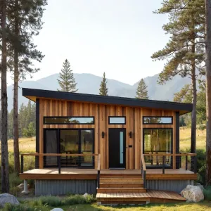 Summit Edge Slatted Modern Cabin