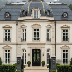 Gilded Mansard Manor In Forest Vale