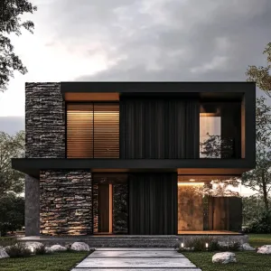 Modern Gem with a Stony Grin