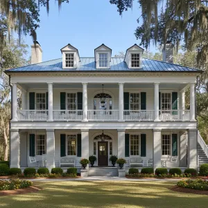 Bay-Breezed Double Gallery Retreat