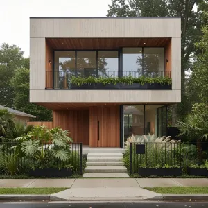 Verdant Frame Streetfront Villa