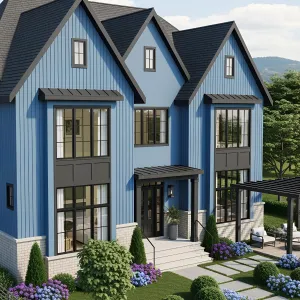 Big Blue Suburban Delight