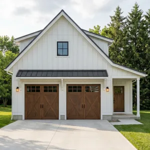 Bright Board-And-Batten Garage Cottage
