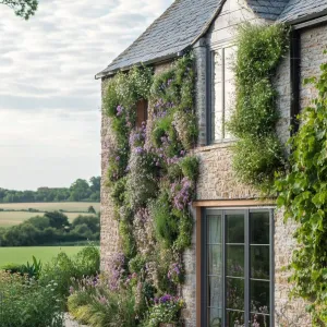 Vertical Gardens Integrated Into Walls