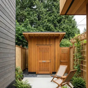 Cedar Courtyard Garden Lounge Nook