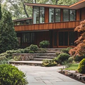 Mid Century Hideaway With a Forest Embrace