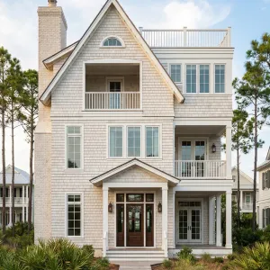 Sandwalk Gabled Boardwalk Beach House