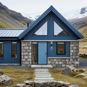 Celestial Cabin Under Nordic Skies