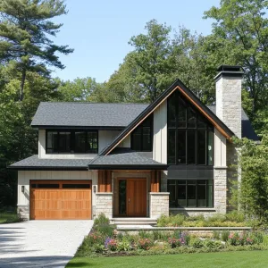A-Frame Allure in Woodland Splendor