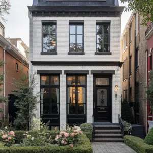 Urban Elegance: Brick & Black Magic
