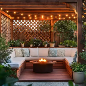 Garden Glow: A Cozy Alfresco Nook