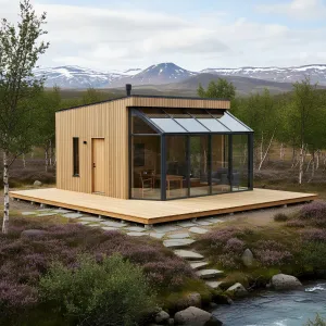 Idyllic Glass Escape Amid Splendor
