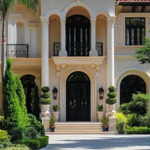 Tuscan Delight with Urban Backdrop