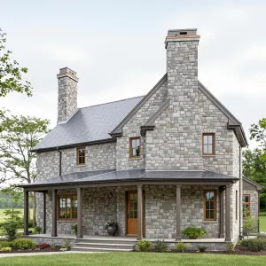 Charming Stone Cottage with a Cozy Porch