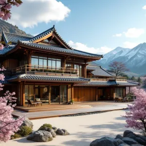 Traditional Oasis in Blossoming Harmony