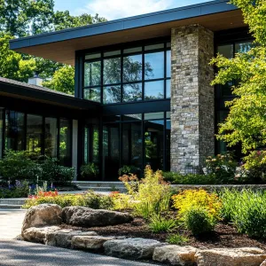 Stone-Embraced Glass Dreamscape