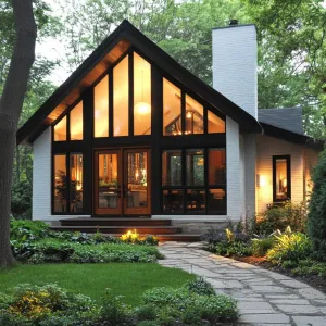 Eco-Friendly Enclave: A Modern Woodland Escape