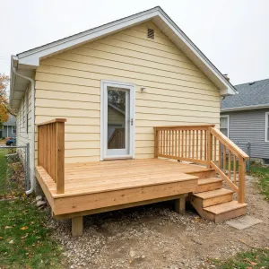 Sunny Backyard Starter Deck Retreat