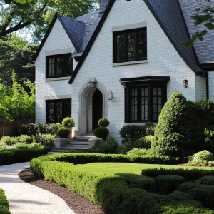 Majestic Brickwork: A Modern Tudor Vision