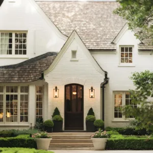 Graceful Gable Getaway with Green Enchantment