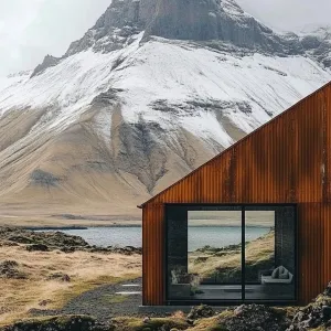 Mountain Mirage: Steel in the Snow