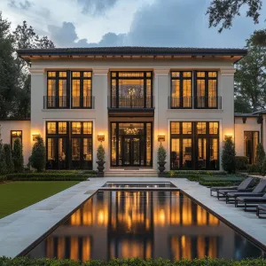 Refined Haven with Evening Reflections