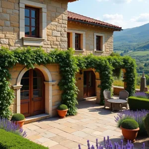 Stone Smile in the Tuscan Sun